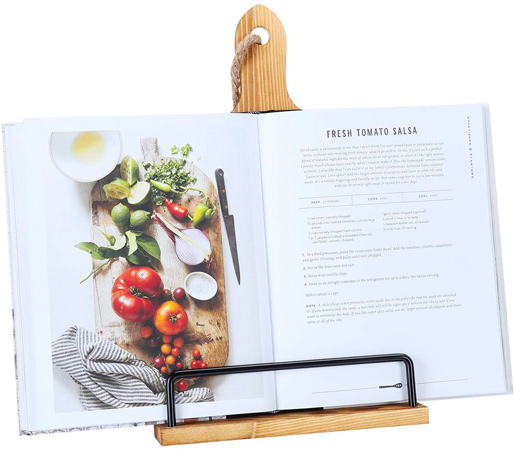 Wood Cookbook Stand