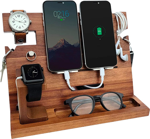 Wooden Phone Docking Station