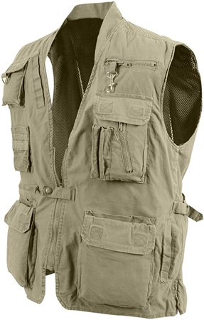 Khaki Outback Vest