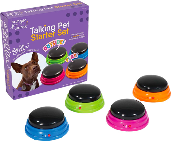 Talking Dog Buttons