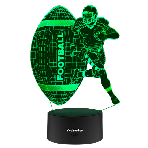 3D Football Night Light