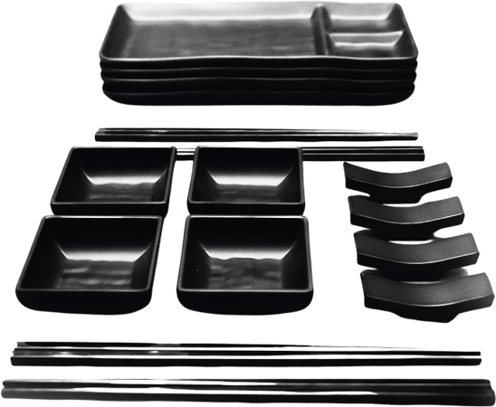 Black Sushi Set