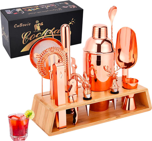 Copper Cocktail Set