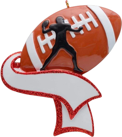 Football Christmas Ornament