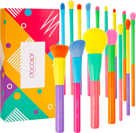 Colorful Makeup Brushes