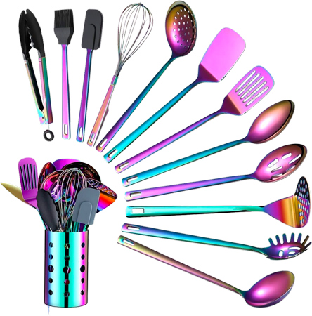 Colorful Kitchen Utensils