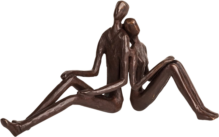 Loving Bronze Sculpture