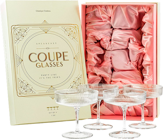 Vintage Coupe Glasses