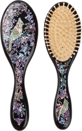 Ornate Inlay Hairbrush