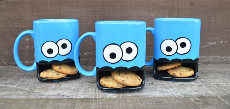 Cookie monster cups