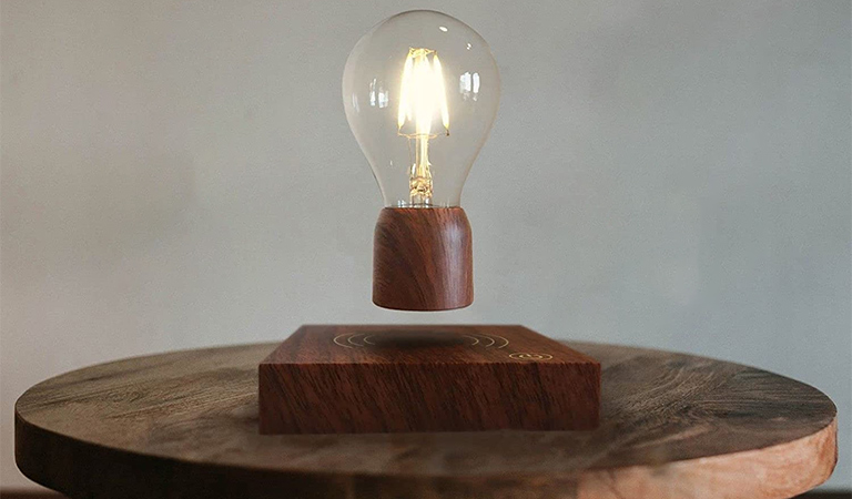 Floating Lightbulb Lamp