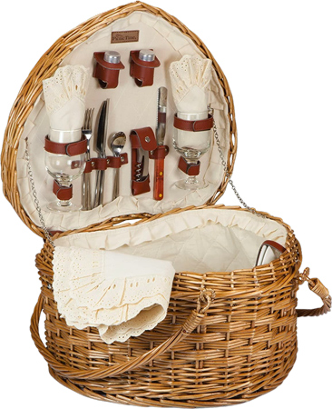 Heart Picnic Basket