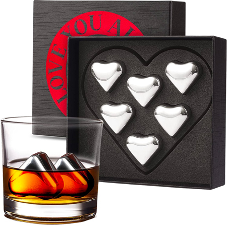 Heart Whiskey Stones