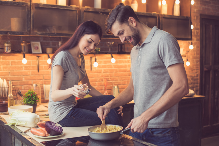 Romantic cooking