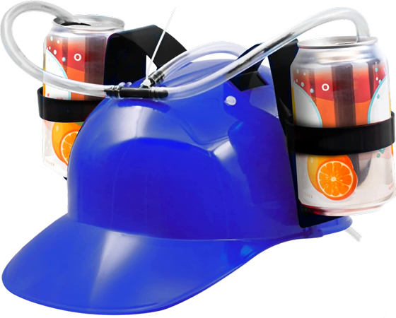 Beer Drinking Helmet