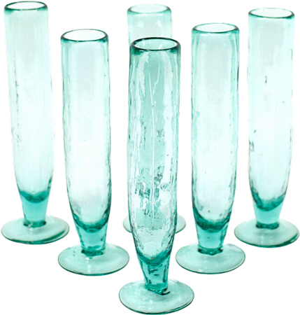 Recycled Champagne Flutes