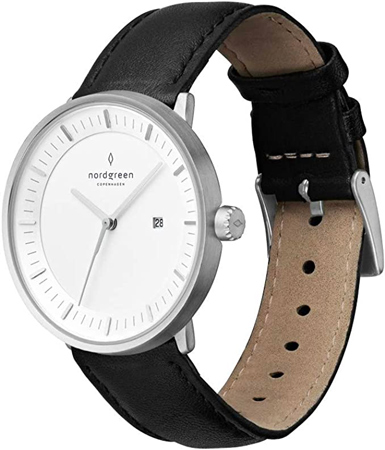 Sophisticated Leather Wristwatch