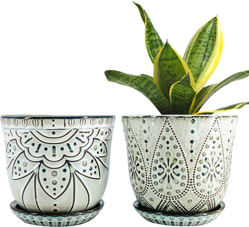 Ceramic Planter Set