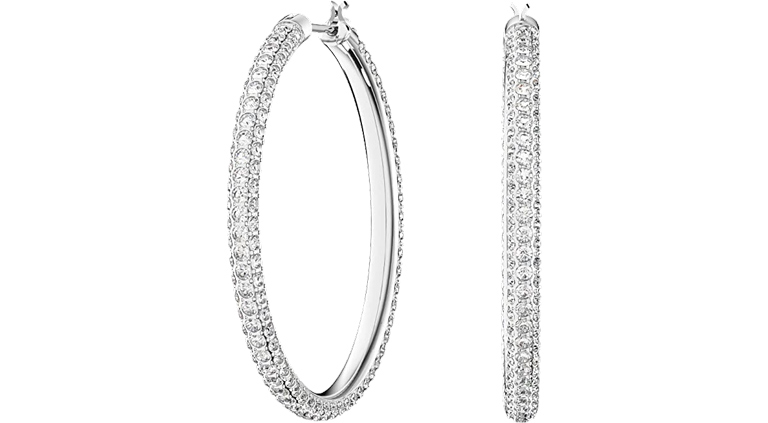 Crystal Hoop Earrings