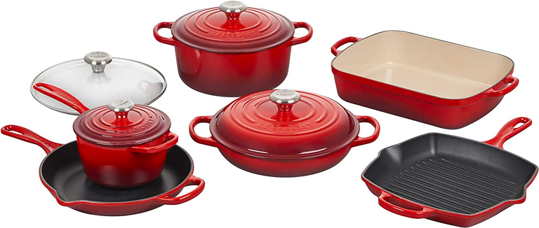 Enameled Cooking Set