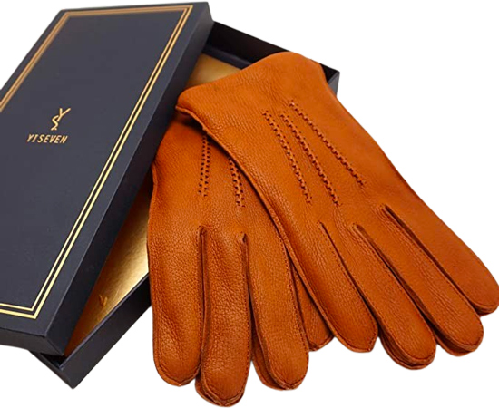 Leather Cashmere Gloves