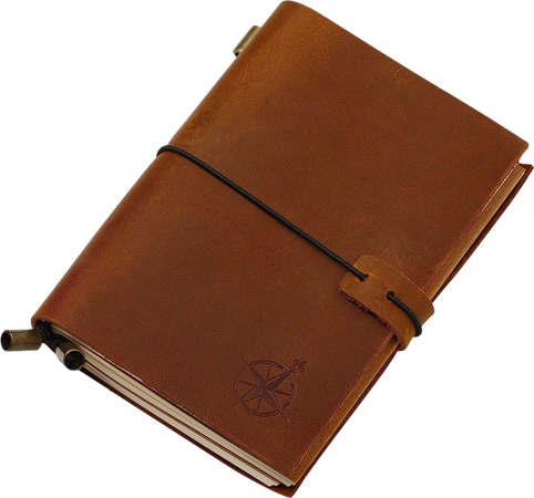 Leather Refillable Travel Journal