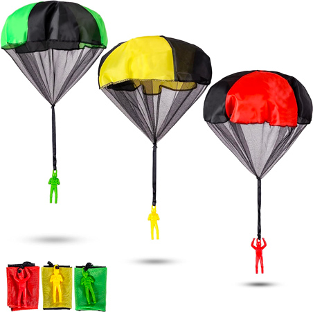 Outdoor Flying Parachute Men