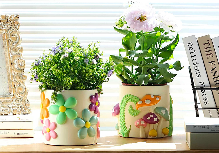 Colorful Ceramic Plant Pot