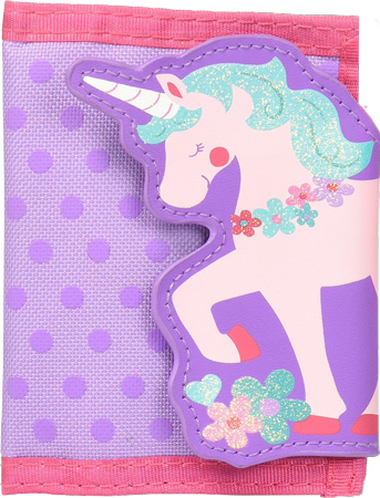 Colorful Unicorn Velcro Wallet