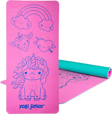 Kid-Sized Colorful Yoga Mat