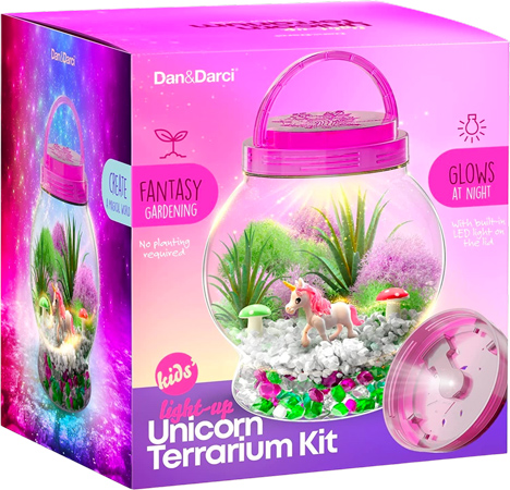 Light-Up Unicorn Terrarium Kit