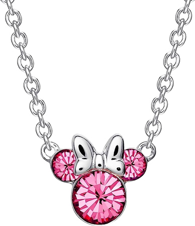 Minnie Mouse Birthstone Necklace
