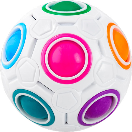 Rainbow Puzzle Ball Game