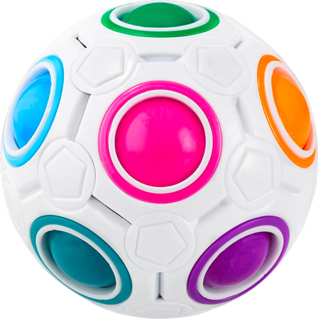 Bunter Puzzle-Ball