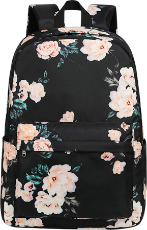 Trendy Floral School Backpack