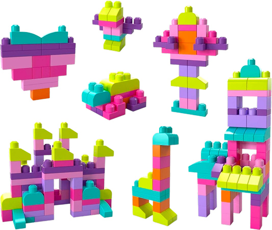 Colorful Mega Blocks Set