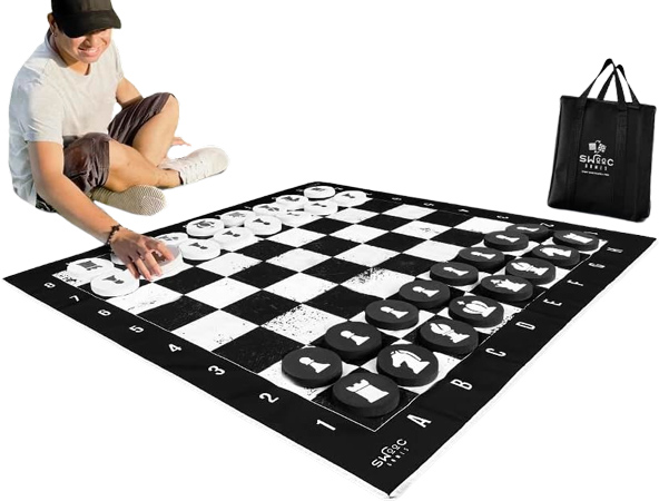 Juego Gigante de Ajedrez y Damas