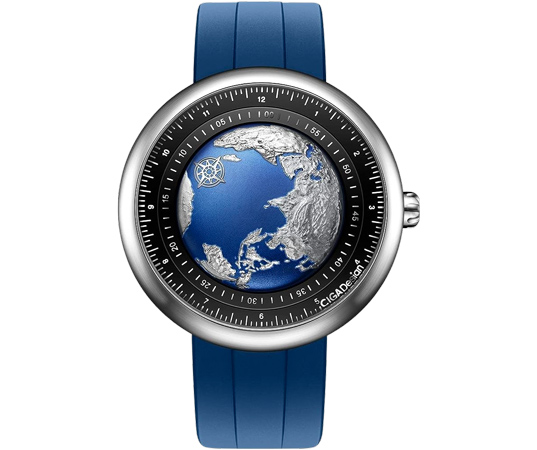 Mechanical Globe Tracking Watch