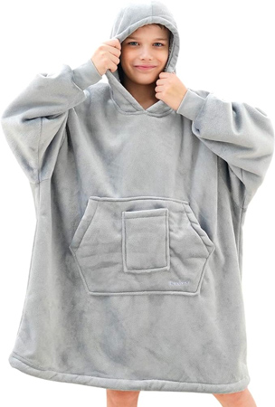 Oversized Hoodie Sherpa Blanket