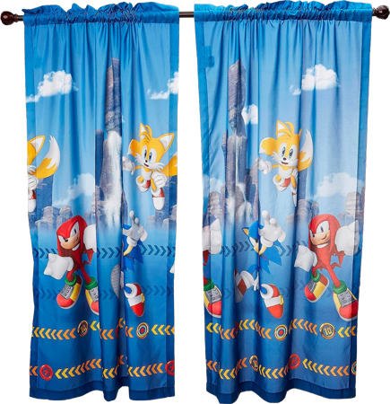 Sonic Bedroom Curtain Panels