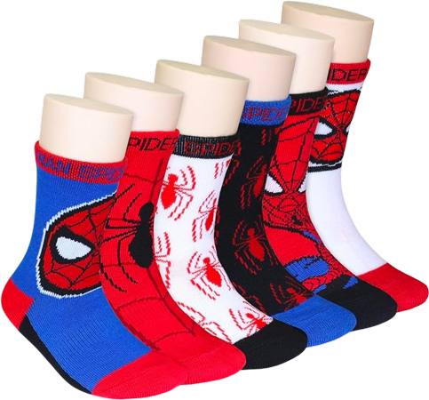 Spiderman Crew Socks Set