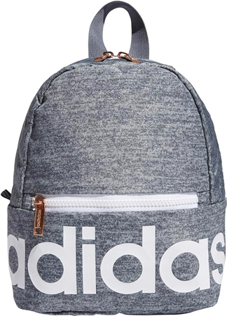 Sleek adidas Mini Backpack with Rose Gold Accents