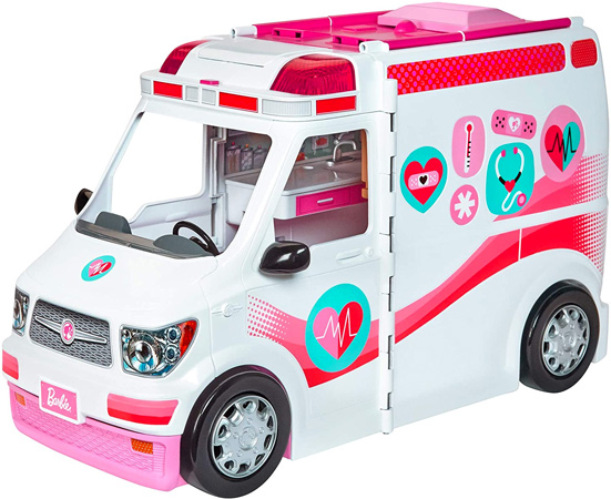 Light-Up Barbie Medical Center Vehicle