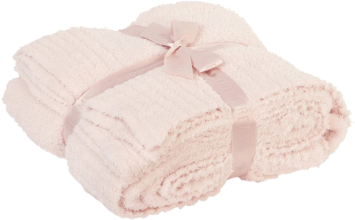 Premium Barefoot Dreams Comfort Throw in Pink