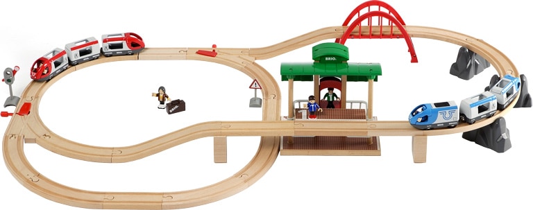 Brio World Travel Järnväg med Växlar