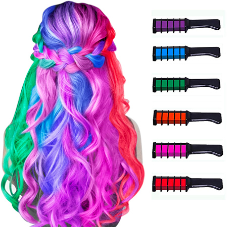 Washable Hair Chalk Styling Set