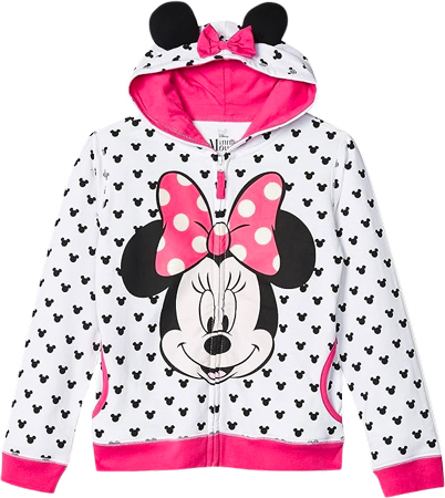 Character-Rich Minnie Mouse Hoodie with Pop-Up Ears