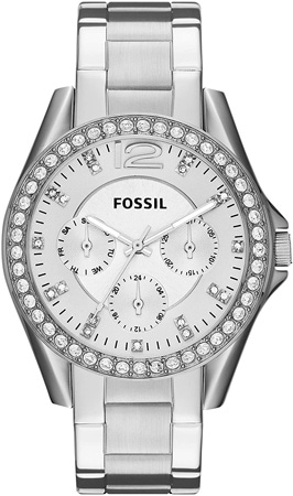 Fossil Femme Analogique Quartz Montre avec Bracelet en Acier Inoxydable