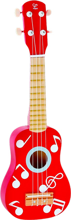 Houten Ukulele met Echte Snaren voor Peuters