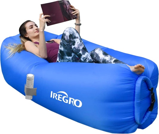 Sillón Inflable Portátil con Reposacabezas